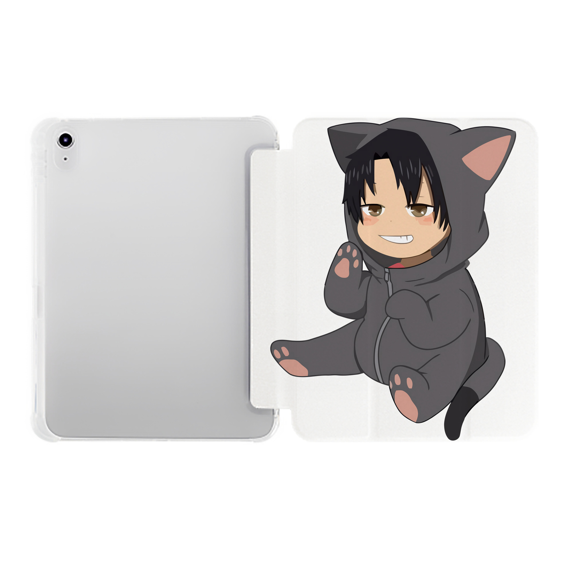 （画像用） ハイキュー!! Haikyu!! IPad ケース ペン収納付き 三つ折りスタンド PUレザー×シリコン 対応機種9.5/10.5/10.9インチ